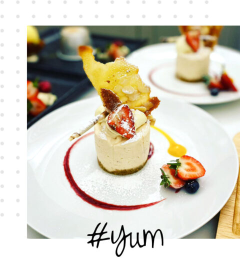 Yummy Desert on Plate